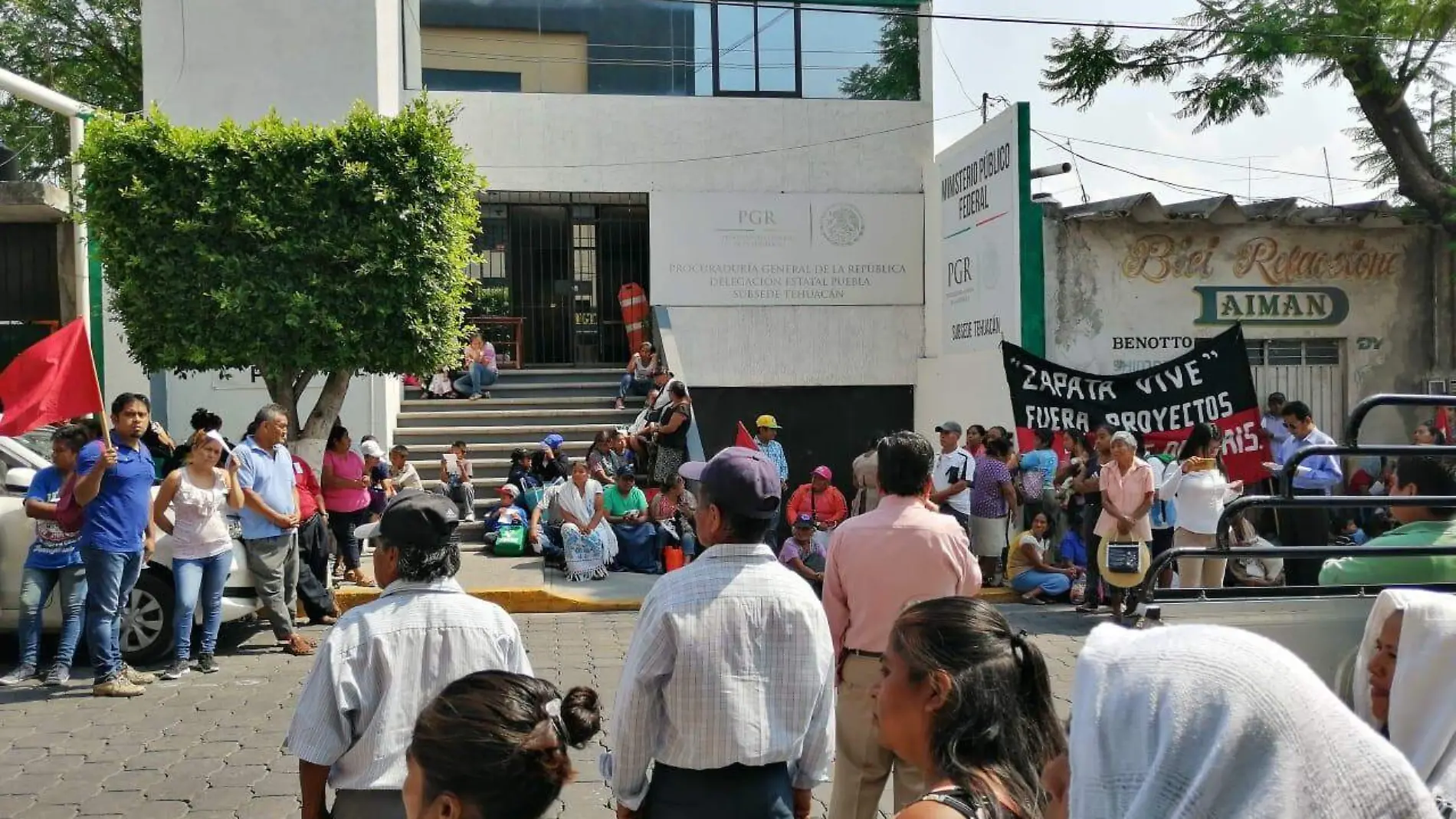 PROTESTA FGR TEHUACAN 3